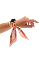 ROSÉ APPLE WATCH SCARF BAND (CONNECTORS INCLUDED)