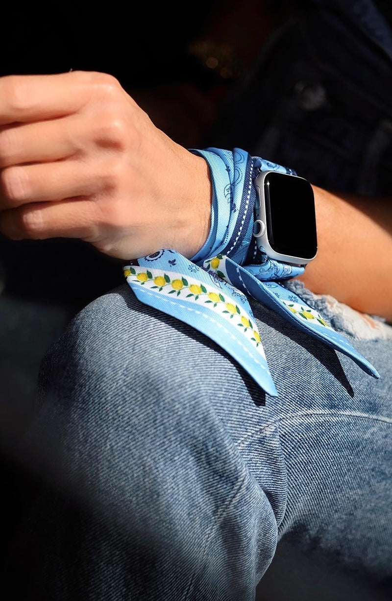 ELLA APPLE WATCH SCARF BAND (CONNECTORS INCLUDED)