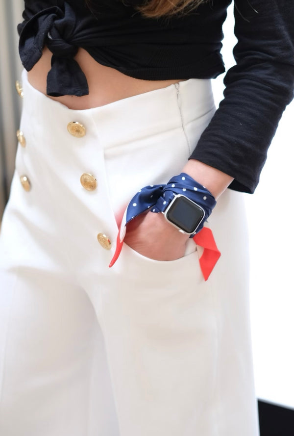 TOBAY BEACH APPLE WATCH SCARF BAND (CONNECTORS INCLUDED)