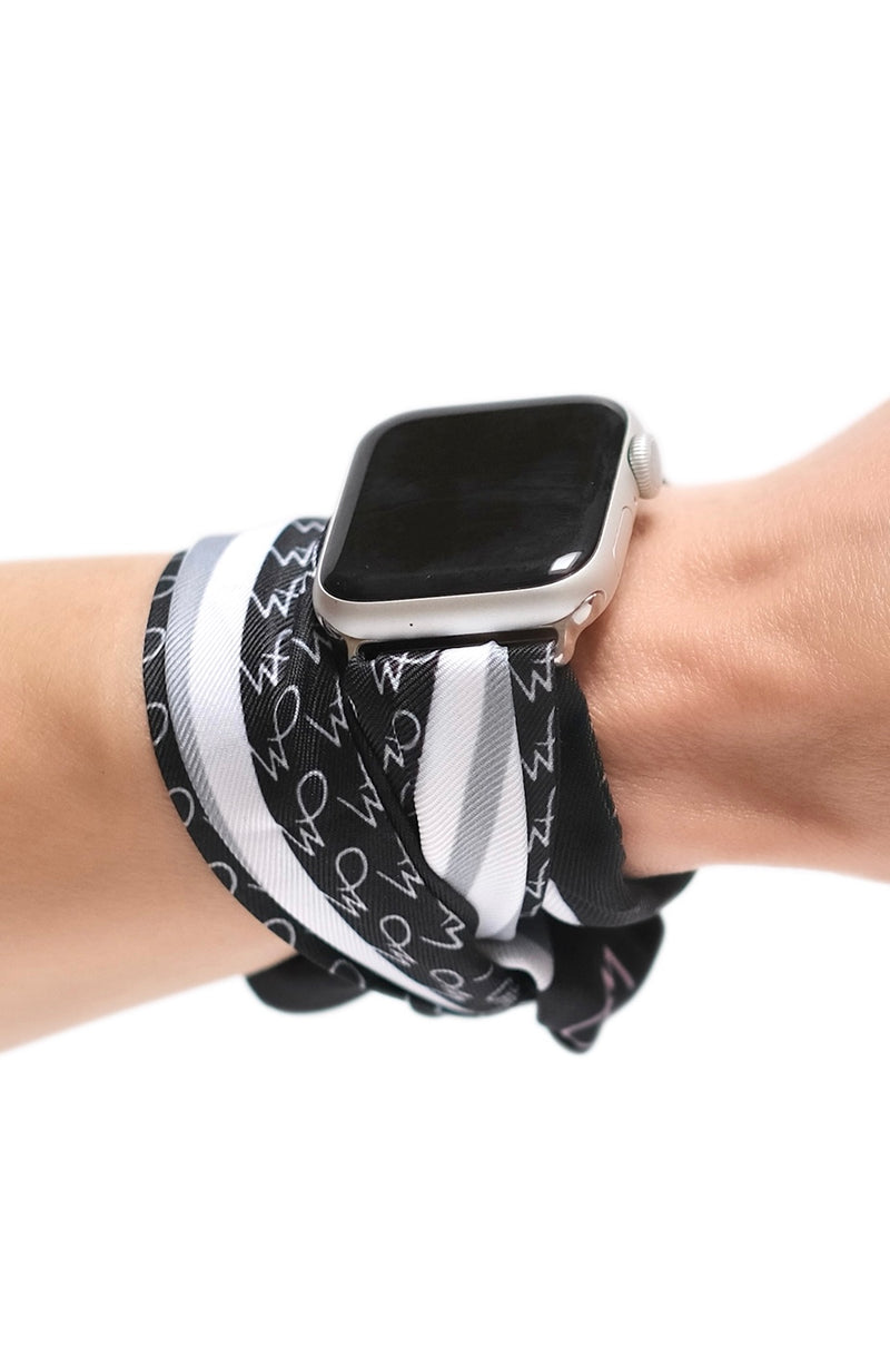 MUSTANG APPLE WATCH SCARF BAND (CONNECTORS INCLUDED)