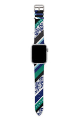 BLACK BLOSSOM APPLE WATCH BAND